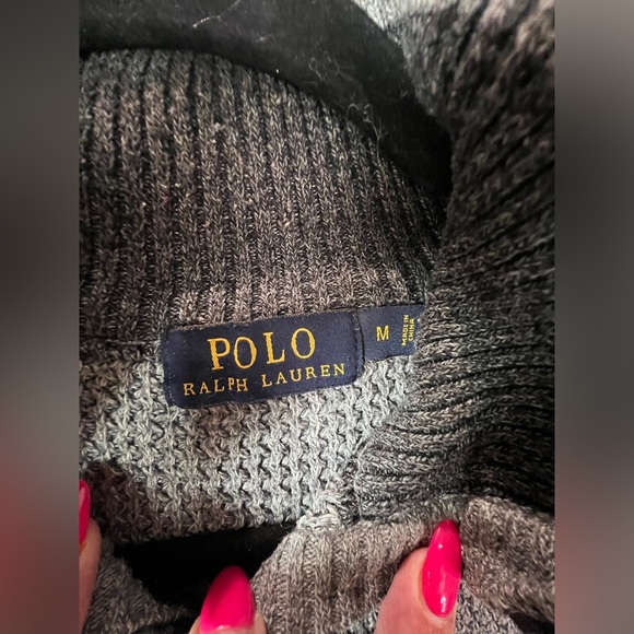 Polo by Ralph Lauren Sip Up Striped Sweater Size Medium (T) - Picture 3 of 3